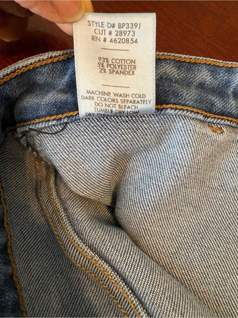 Just Black Denim 29 The Patch Pocket Wide Leg Stretch Blue Jeans High Rise - Picture 7 of 10